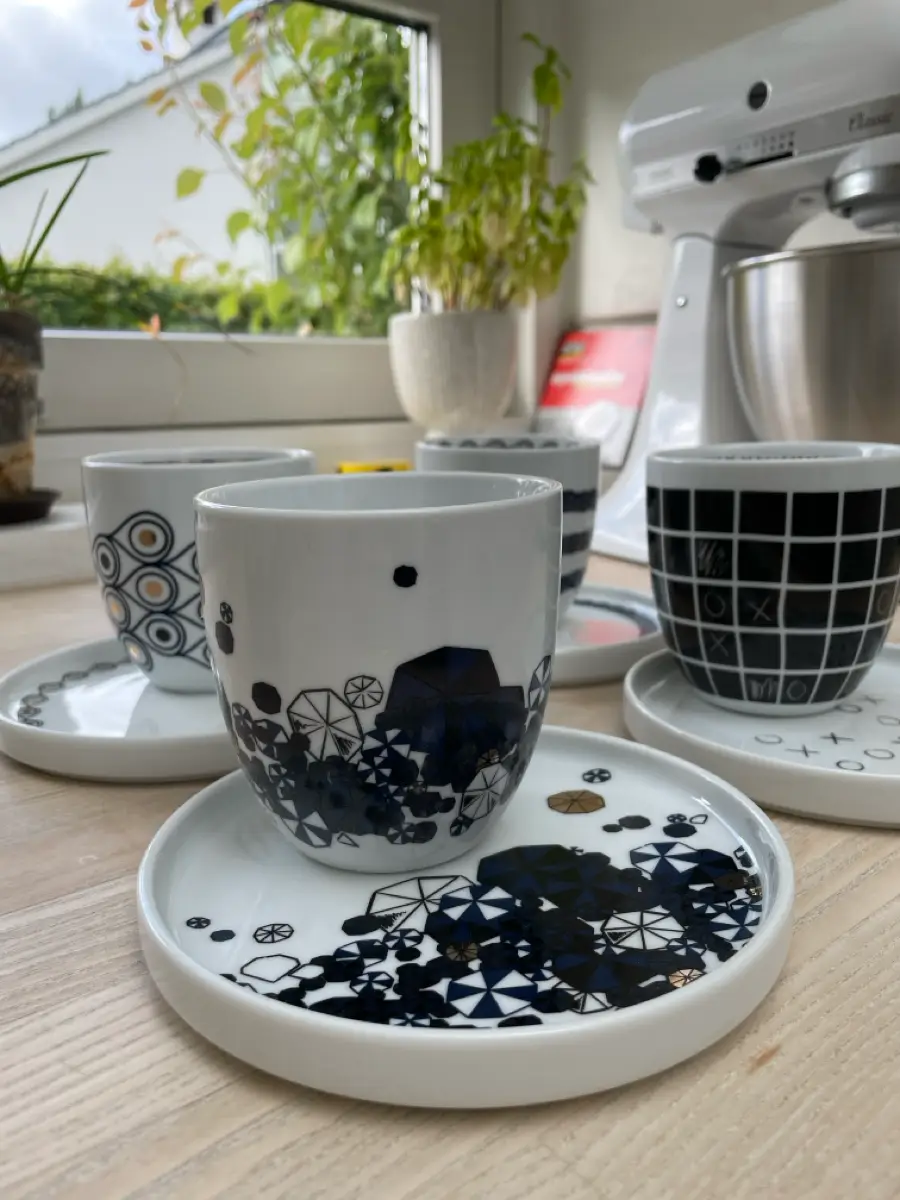 Boconcept Porcelæns kopper og tallerken