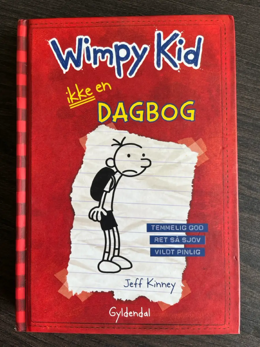 Wimpy Kid Ikke dagbog læs selv bog sjov Hylende sjov bog Jeff Kinney