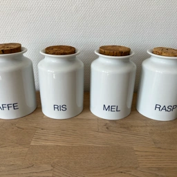 Eva Trio Kaffe-krukke med kork-låg