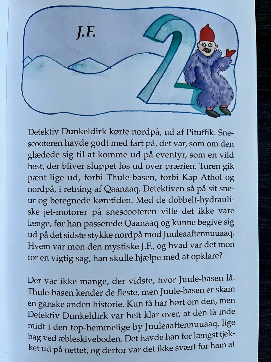 Detektiv Dunkeldirk og julemysteriet Sigurd Barrett julekalender B