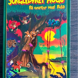 Jungledyret Hugo På eventyr med Rita Læs højt bog højtlæsning sjov
