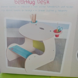 Worlds apart Bear Hug Desk