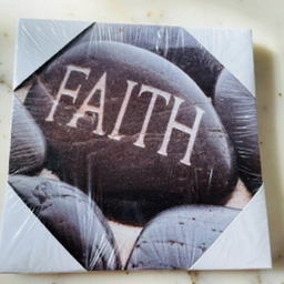 Faith kunst print på canvas