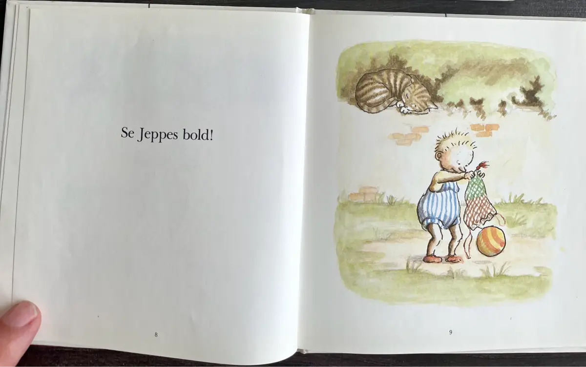 Jeppes potte bold billedbog læs højt bog Søde højtlæsning om Jeppe