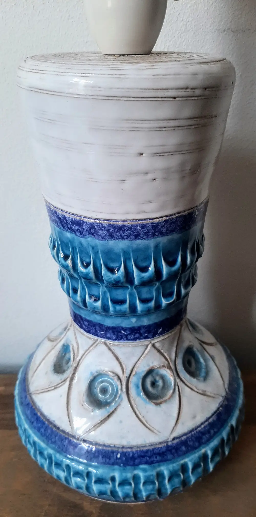 Retro Keramik bordlampe