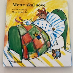 Mette skal sove Børnebog