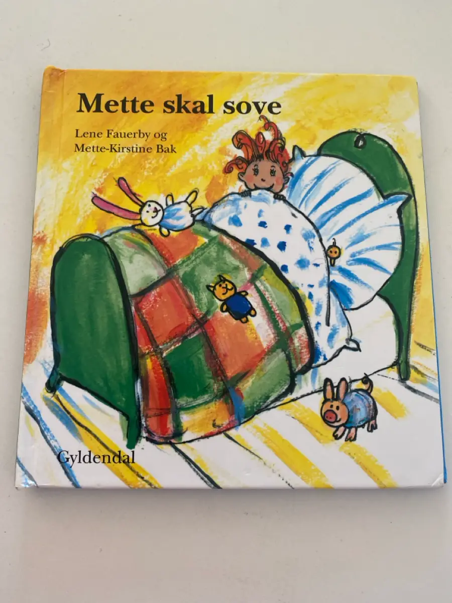 Mette skal sove Børnebog