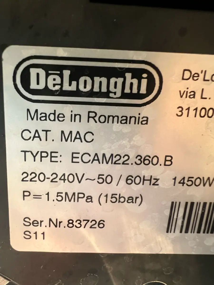 Delonghi Espressomaskine