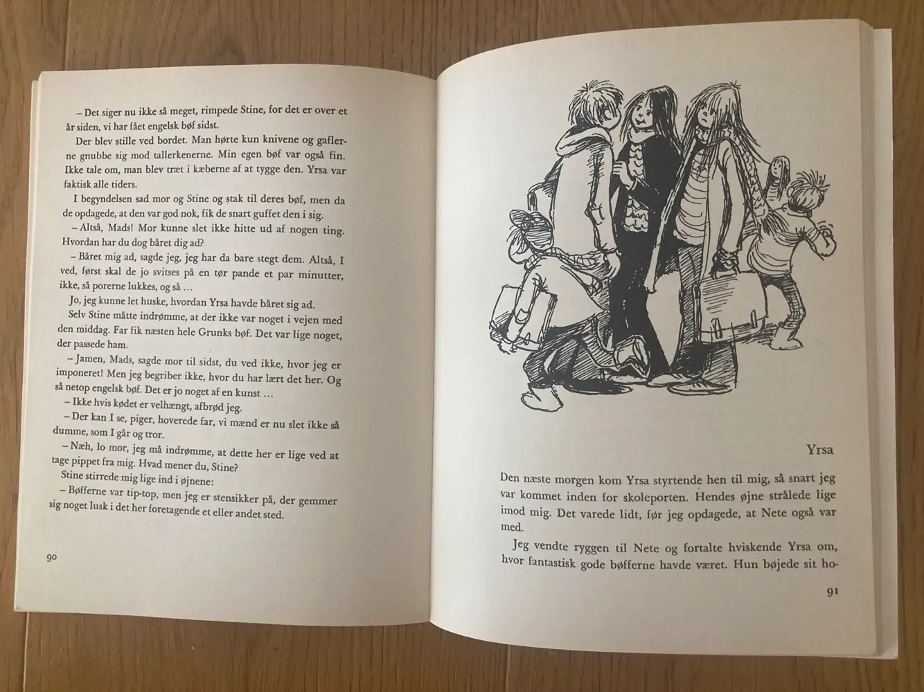 Krumme og pigerne Krumme bog fra 1980