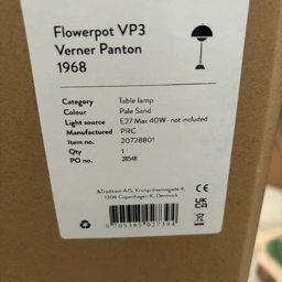 Verner Panton VP3 Lampe