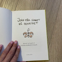 John får noget på hovedet Morgenthalers dyrefabler bog