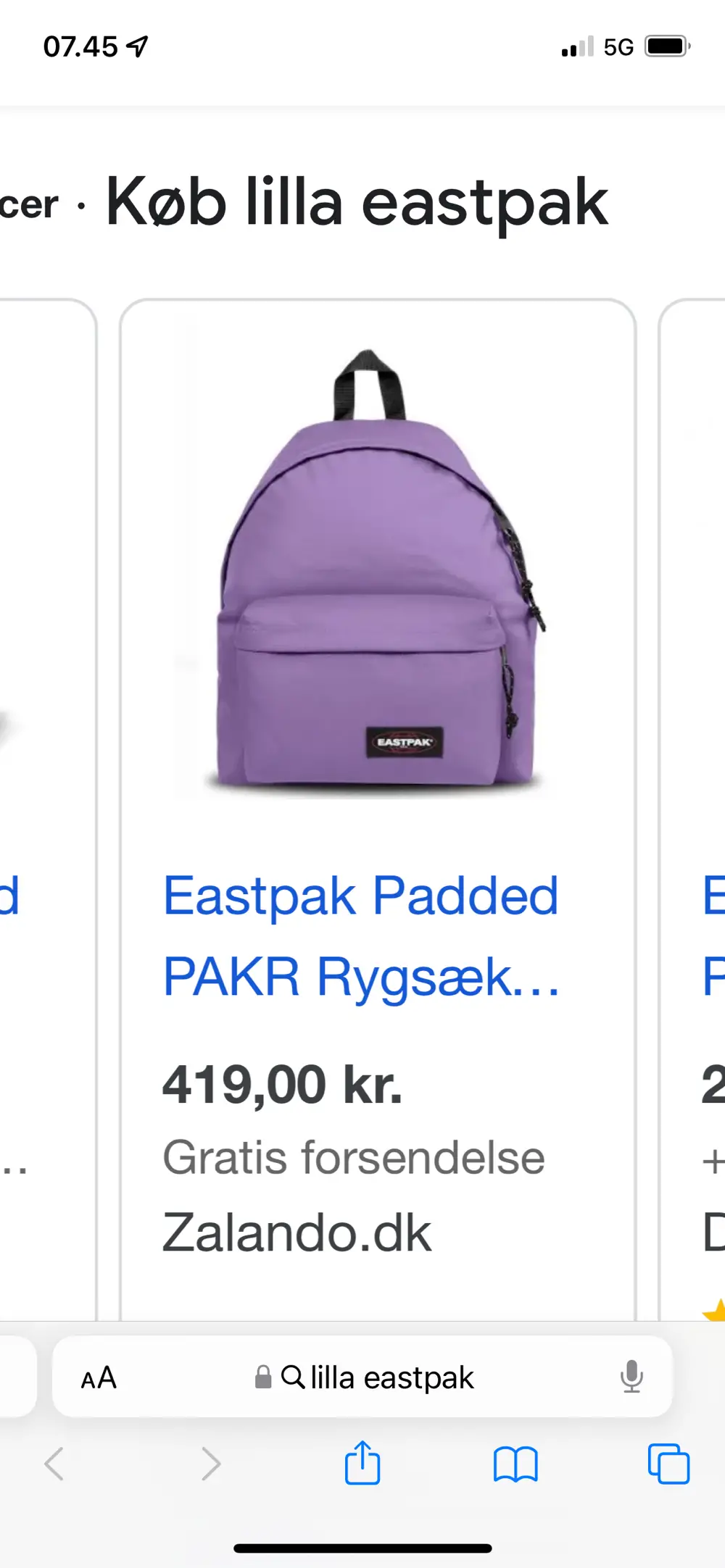 Eastpak Taske