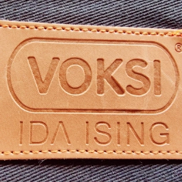 Voksi Ida Ising Pusletaske med læder