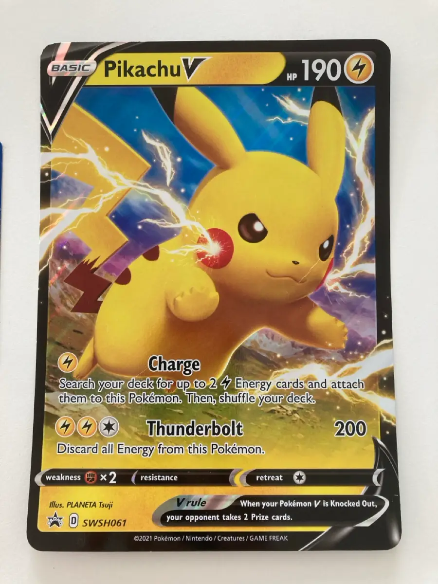Pokémon Pikachu V jumbo-kort
