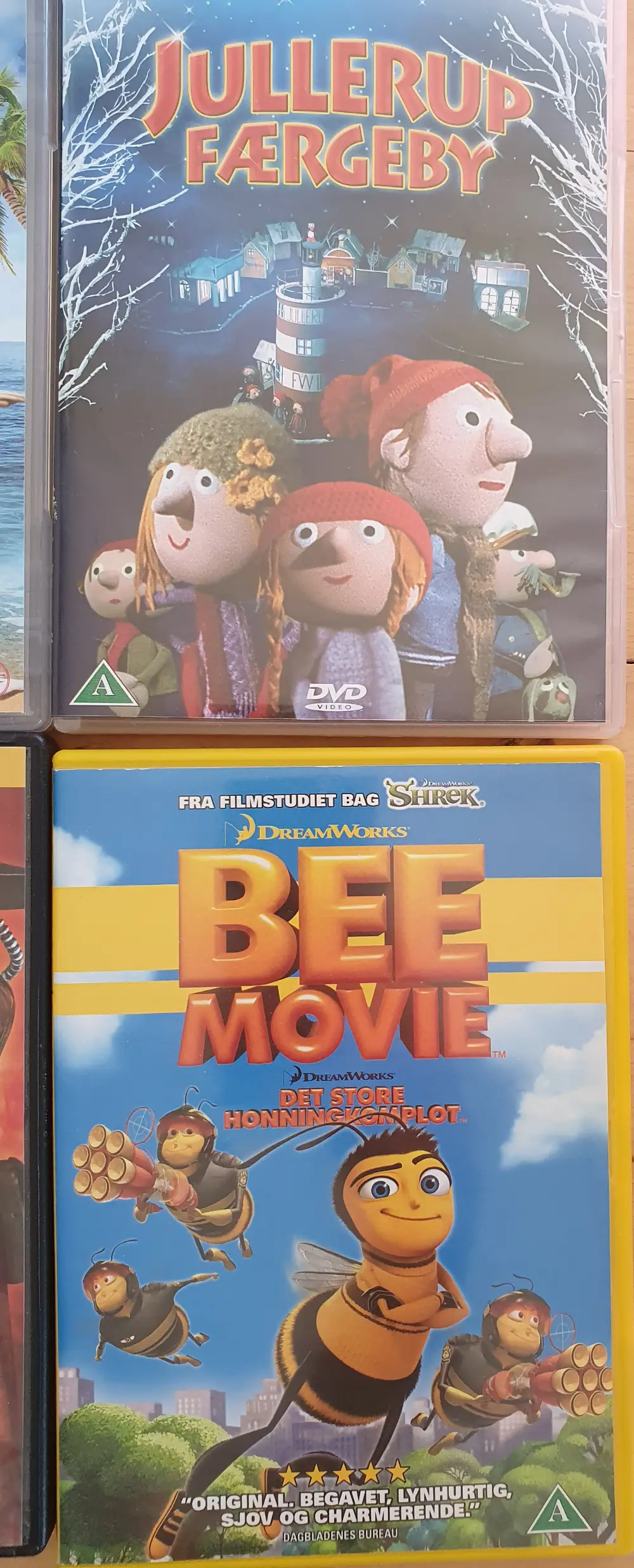 Diverse børne- og animationsfilm DVD og BluRay