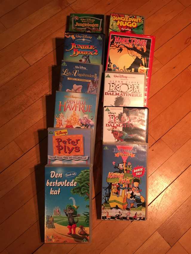 VHS Junglebogen Peter Plys mfl VHS