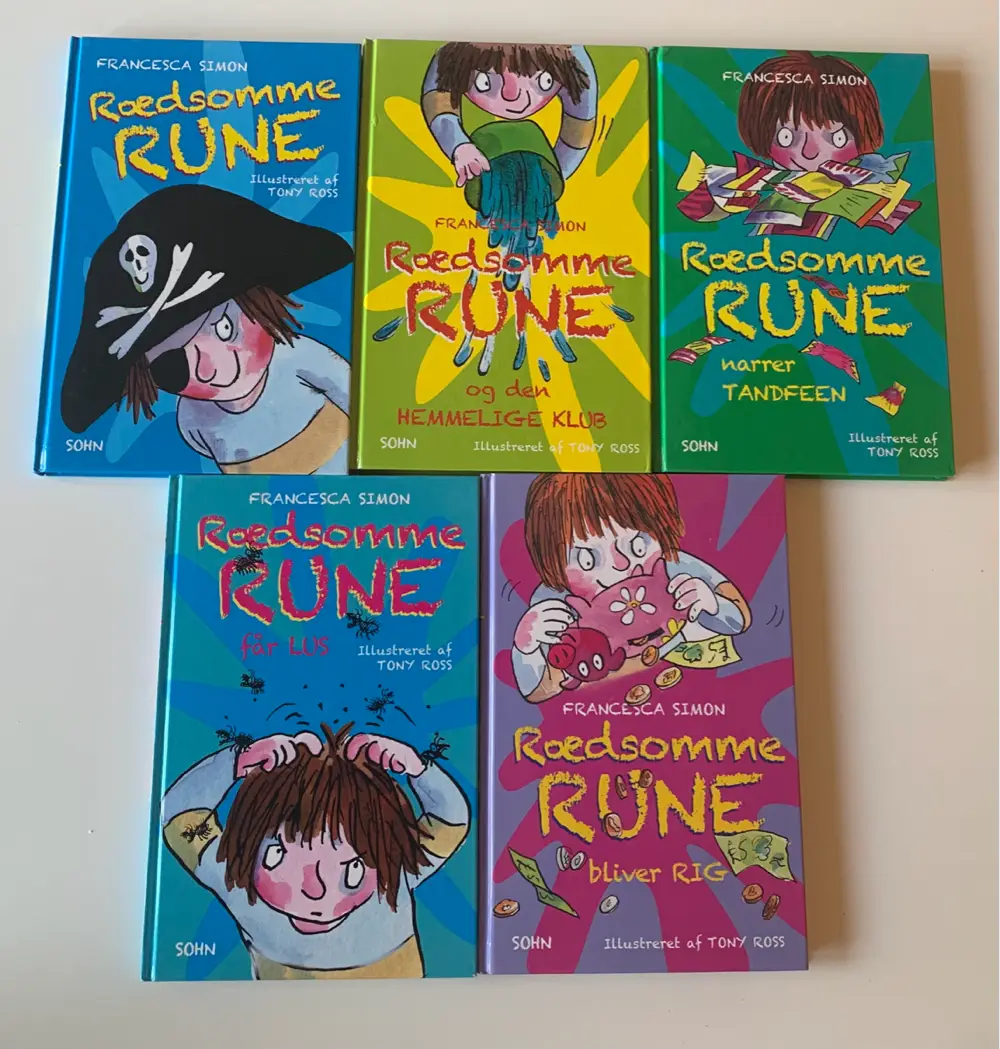 Rædsomme Rune 1-5 Bøger