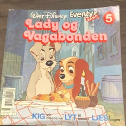 Lady og Vagabonden Bog uden lydbånd