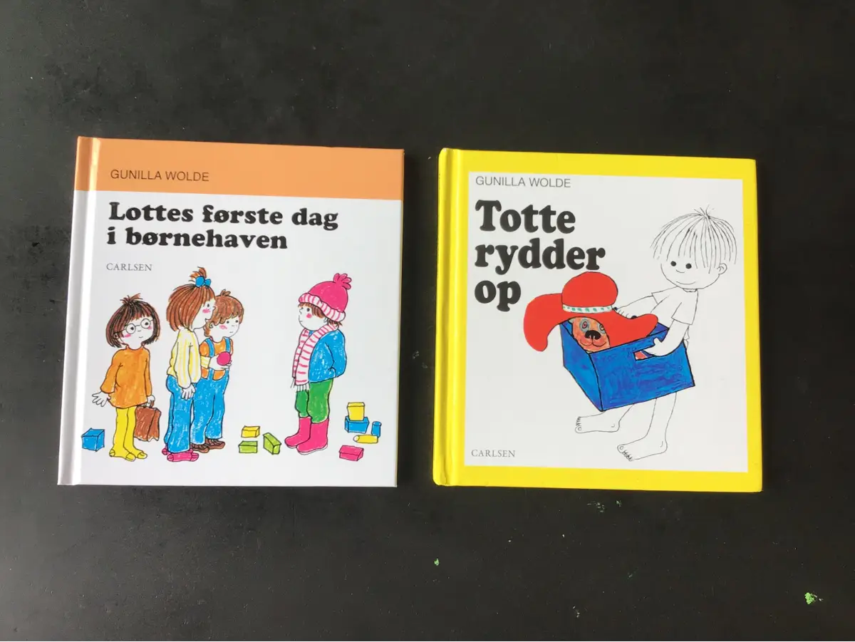 Lotte og Totte bøger Lotte bog Totte bog