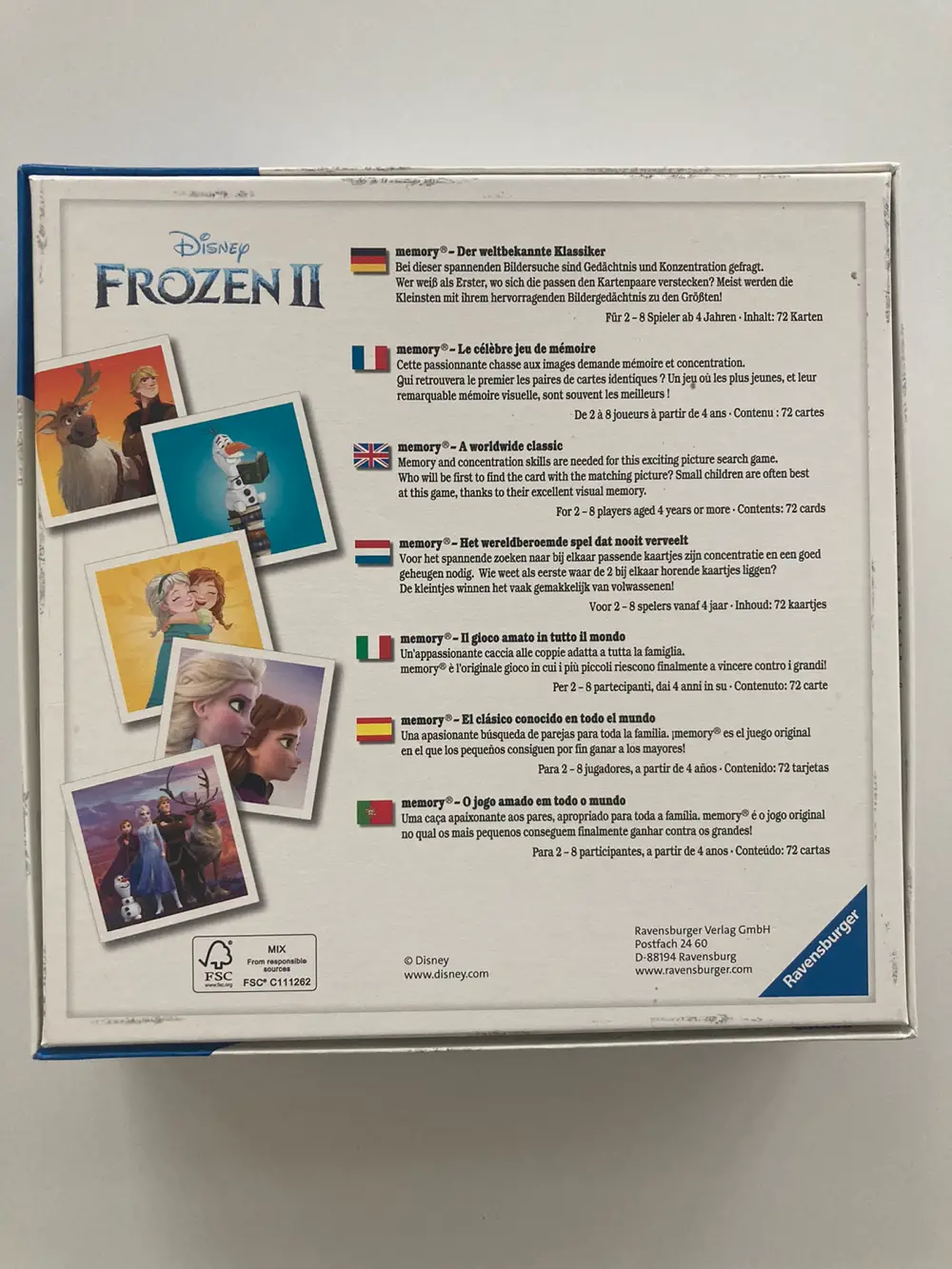 Ravensburger Frost Memory / vendespil