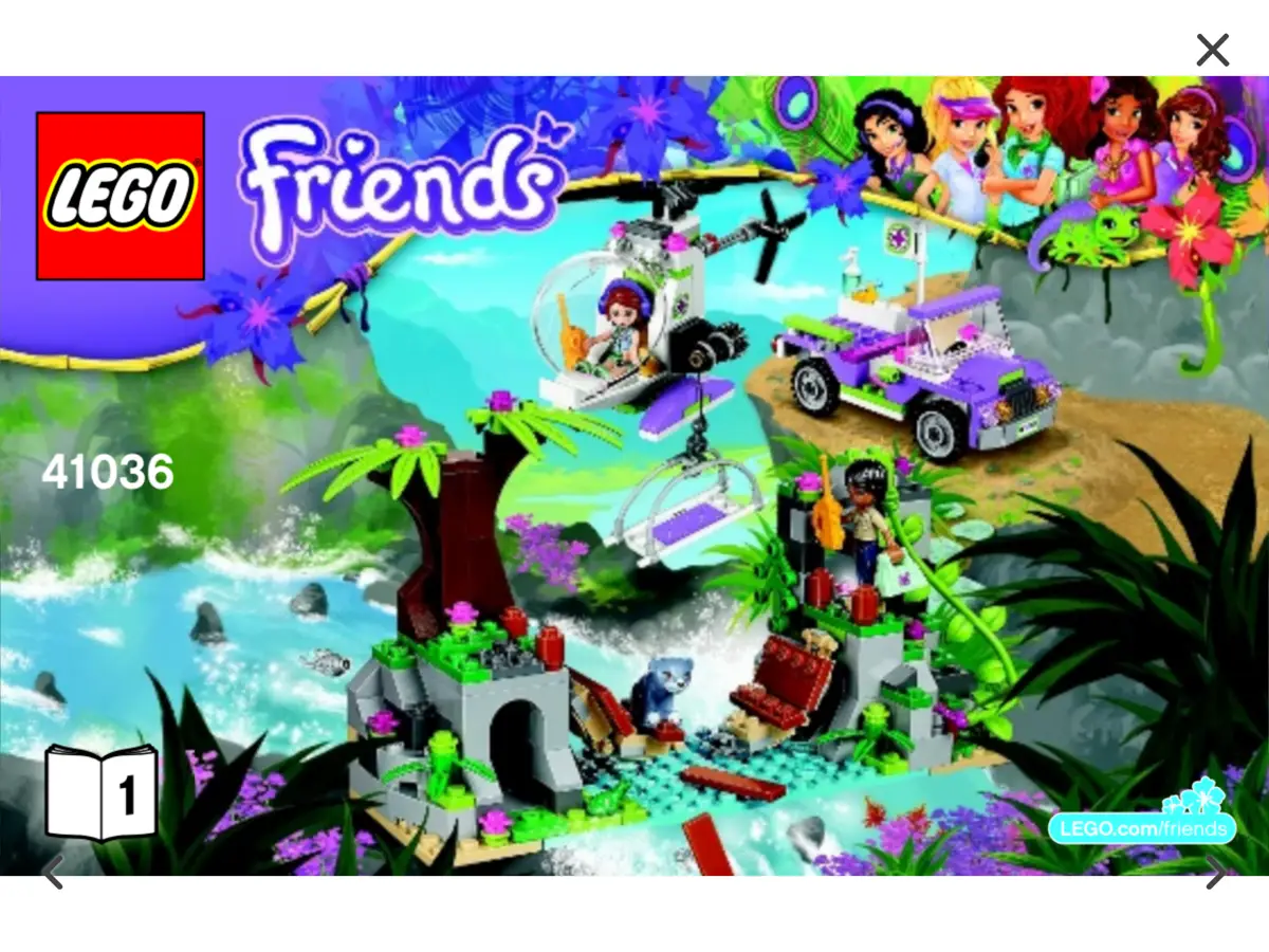 LEGO Friends Redningsaktion på junglebroen