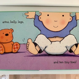 Ten Tiny Toes Board Book