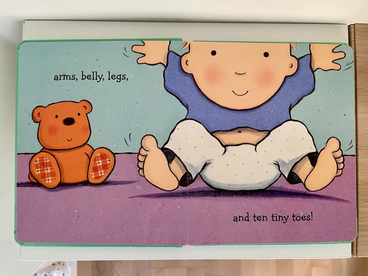 Ten Tiny Toes Board Book