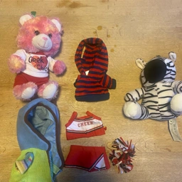 Build-A-Bear Bamse + tøj