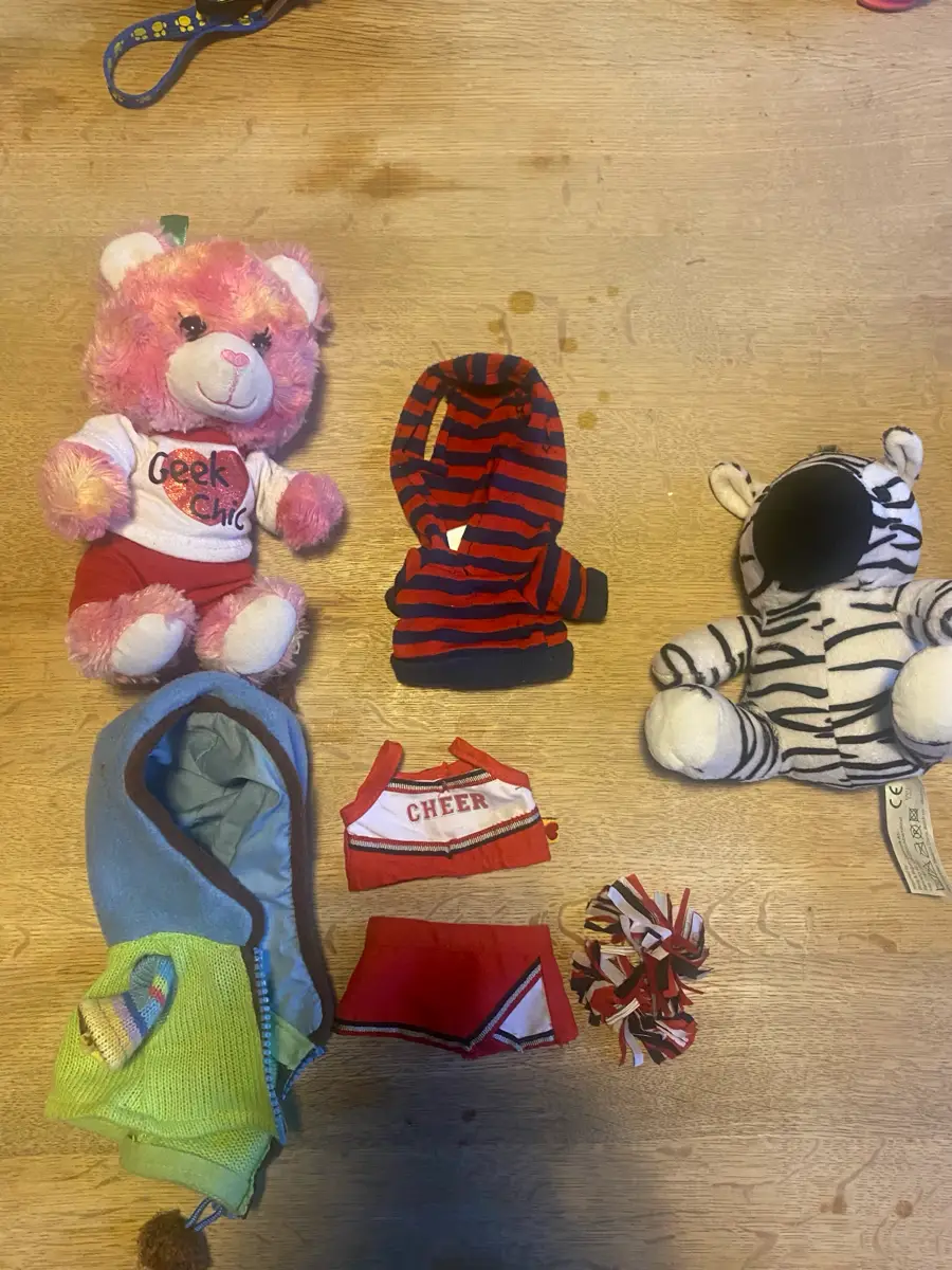 Build-A-Bear Bamse + tøj