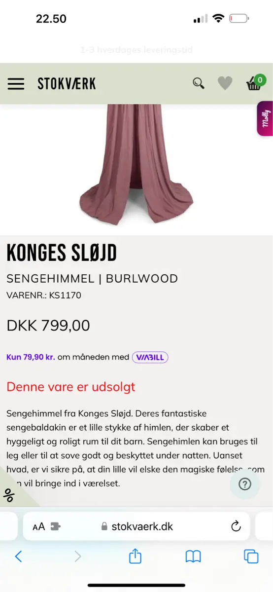 Konges Sløjd Sengehimmel