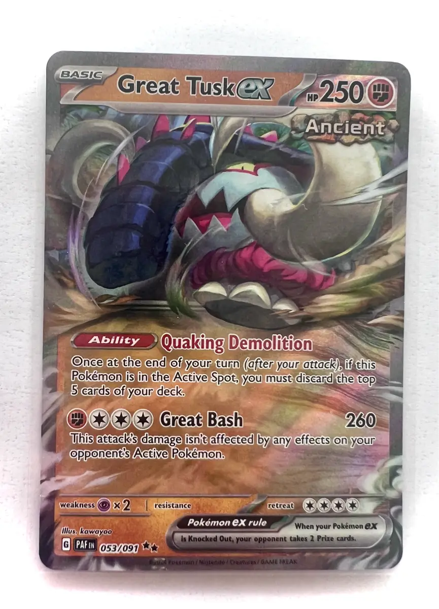 Pokémon Great tusk ex 053/091