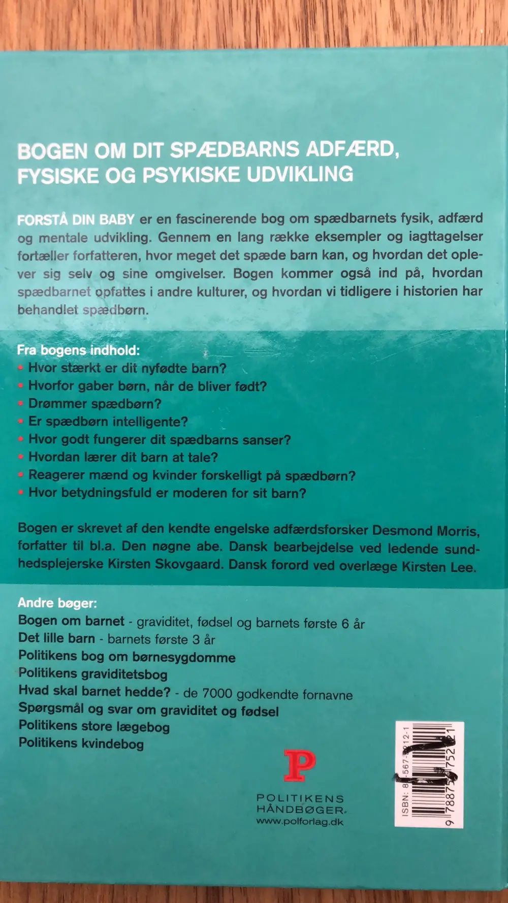 Forstå din baby Politikens Bog