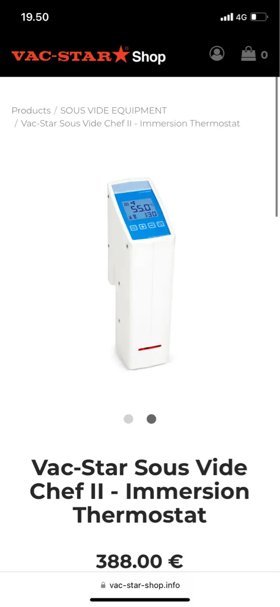 Vac Star Chef II Sous vide