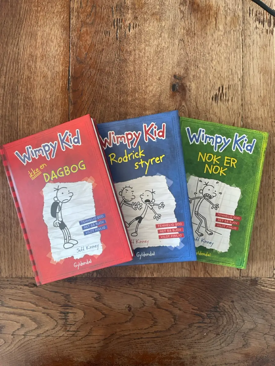 Wimpy kid 1-3 Bøger