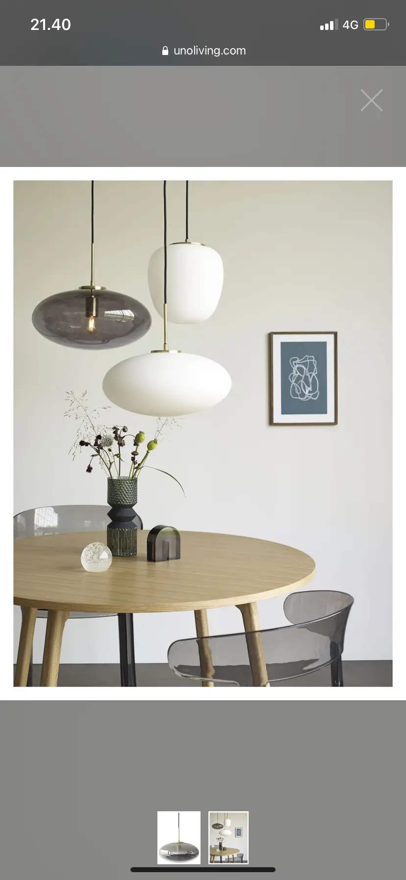 Hubsch Loftlampe