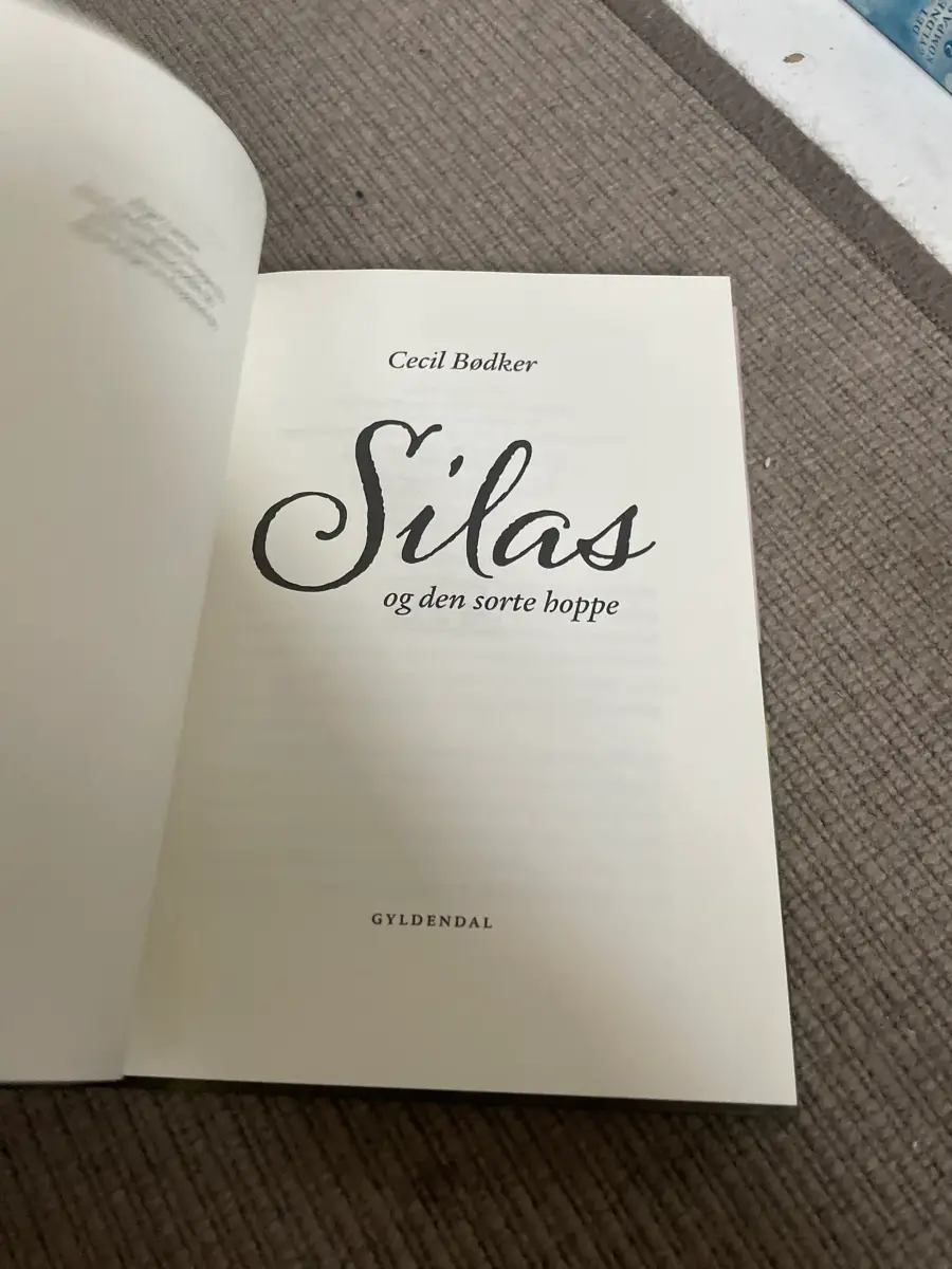 Silas og den sorte hoppe Cecil Bødker bog