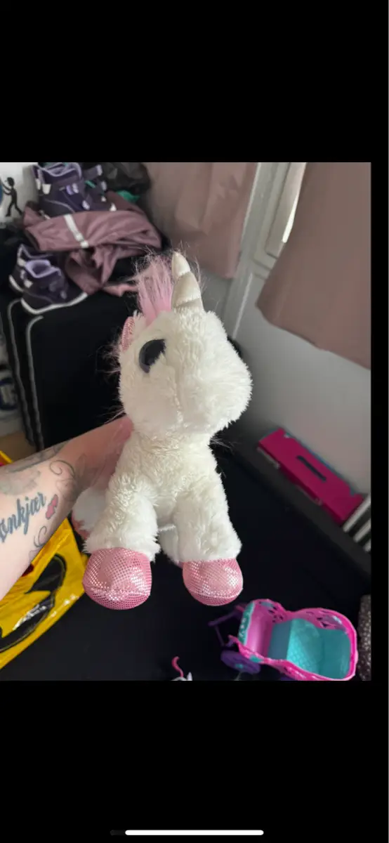 Ukendt Bamse Unicorn