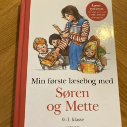 Søren og Mette min første læsebog Bog