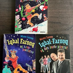 Iqbal Farooq boglot Manu Sareen Tre sjove bøger om drengen iqb