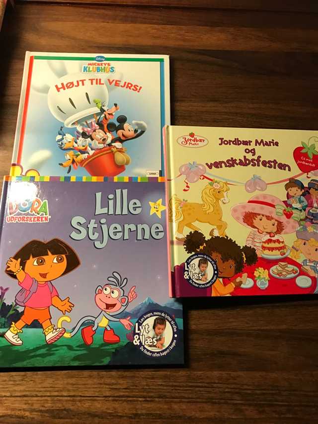 Dora jordbær Marie eller micky mouse Bøger