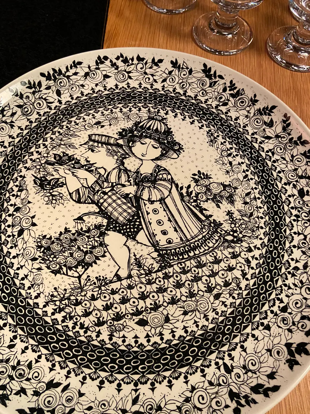 Bjørn vinblad Platter