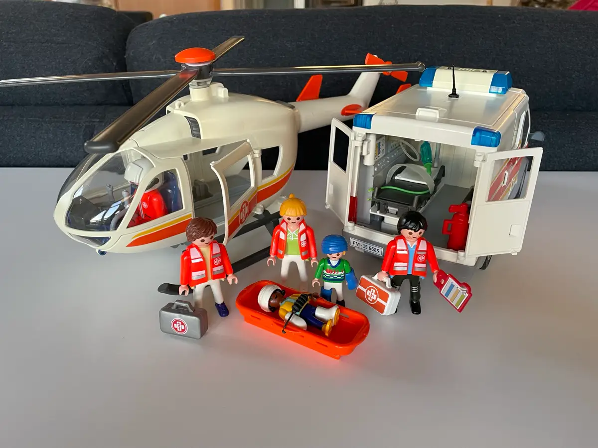 Playmobil Brandstation ambulance mm