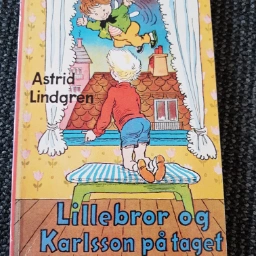 Lillebror og Karlsson på taget Astrid Lindgren bog