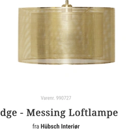 Hübsch Loftlampe