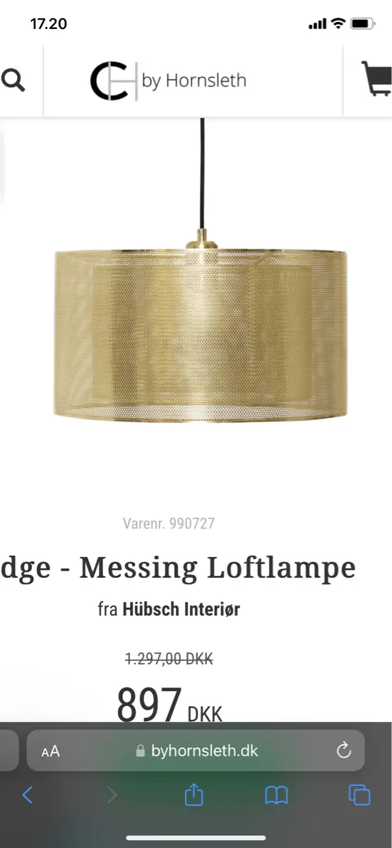 Hübsch Loftlampe