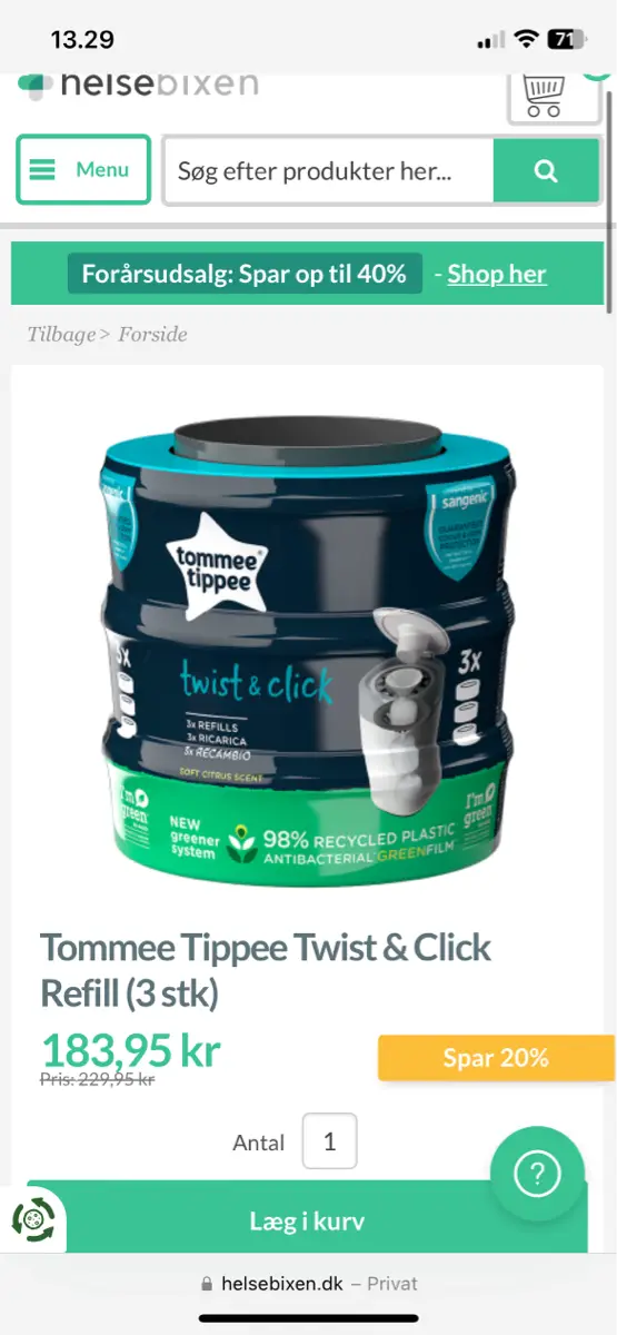 Tommee Tippee Bleposer