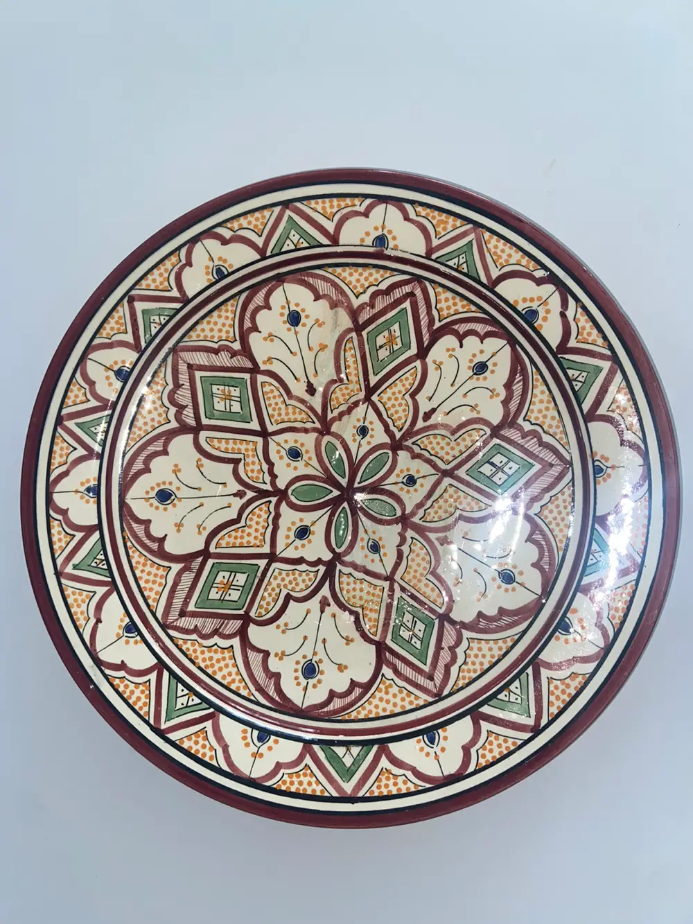 Håndlavet keramik Marokkanske tallerkner/fad