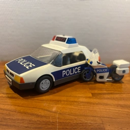 Playmobil Politibil /motorcykel