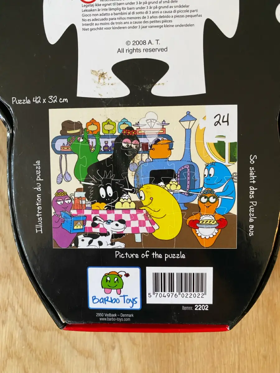 Barbo Toys Barbapapa puslespil - køkken