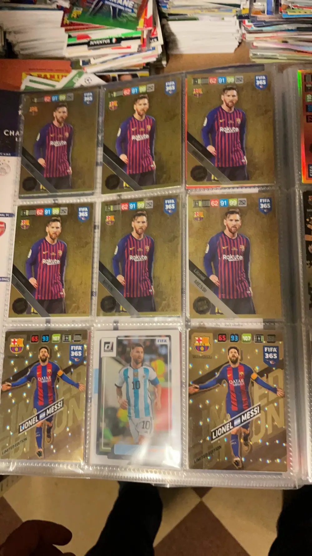 Panini Messi Fodboldkort